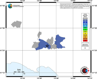 Mappa MCS - territori comuni