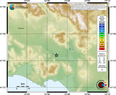 Mappa MCS - località