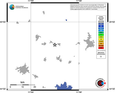 Mappa MCS - territori località