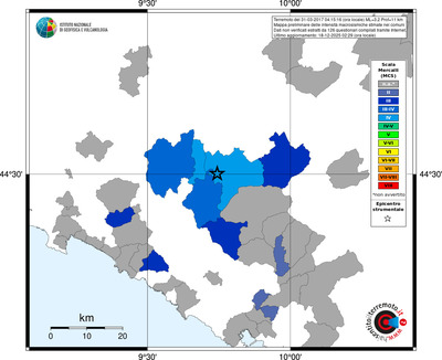 Mappa MCS - territori comuni