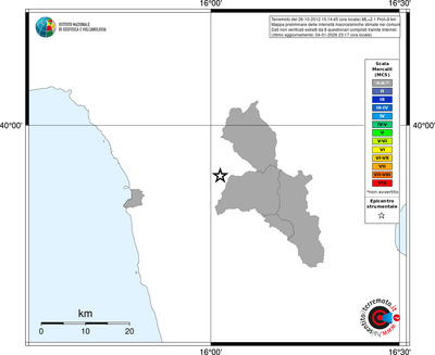 Mappa MCS - territori comuni
