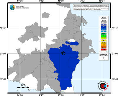 Mappa EMS - territori comuni