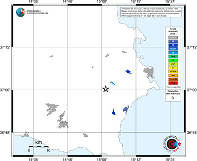 Mappa MCS - territori località