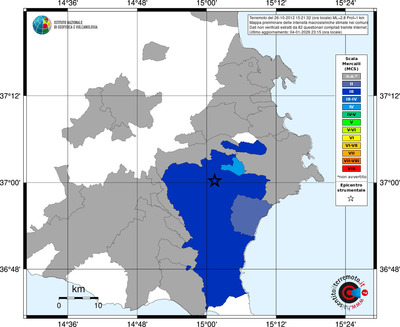 Mappa MCS - territori comuni