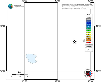 Mappa MCS - territori località
