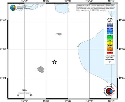 Mappa EMS - territori località