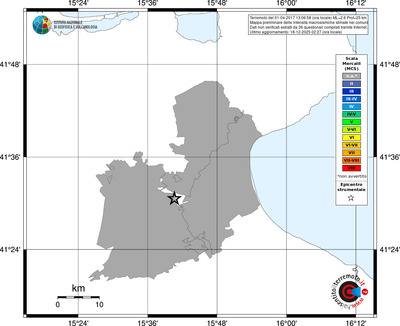Mappa MCS - territori comuni