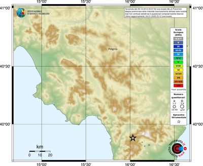 Mappa EMS - località