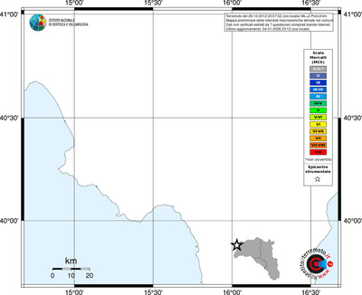 Mappa MCS - territori comuni