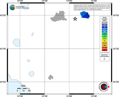Mappa EMS - territori comuni