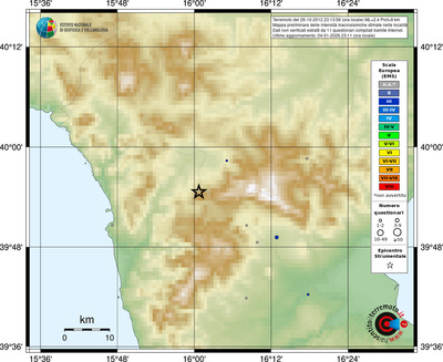 Mappa EMS - località