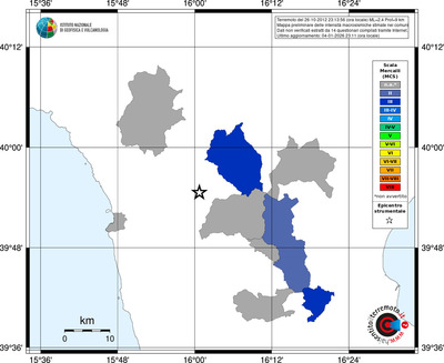 Mappa MCS - territori comuni