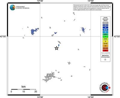 Mappa MCS - territori località