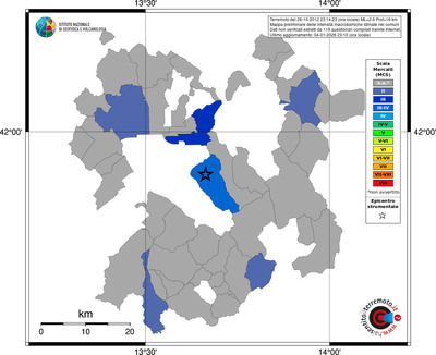Mappa MCS - territori comuni