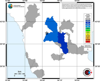 Mappa EMS - territori comuni