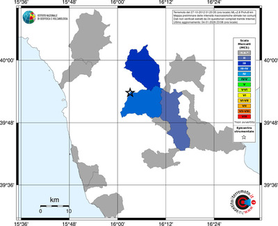 Mappa MCS - territori comuni