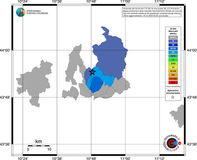 Mappa MCS - territori comuni