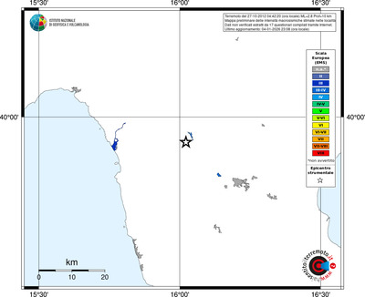 Mappa EMS - territori località