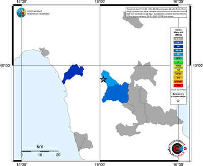 Mappa MCS - territori comuni