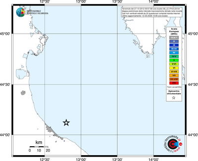 Mappa EMS - territori località