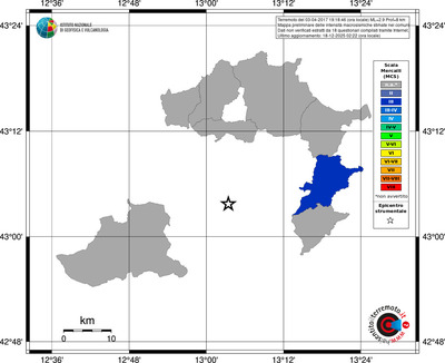 Mappa MCS - territori comuni