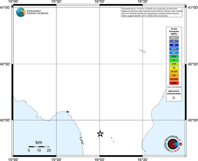 Mappa EMS - territori località
