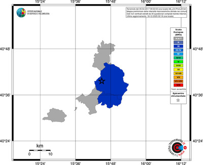 Mappa EMS - territori comuni