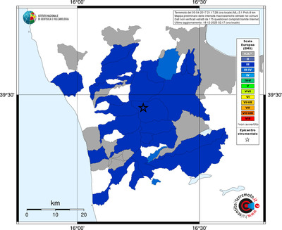 Mappa EMS - territori comuni