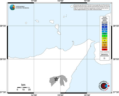 Mappa EMS - territori comuni
