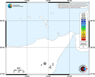 Mappa MCS - territori località