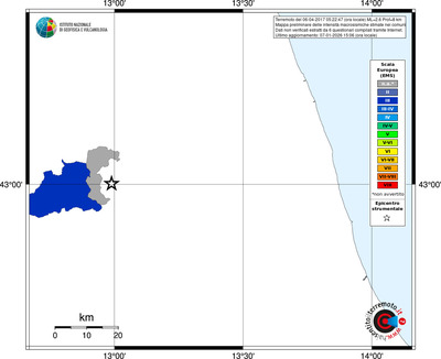 Mappa EMS - territori comuni