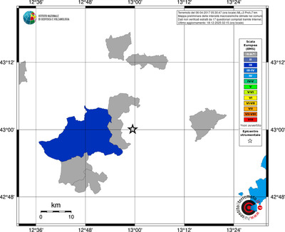 Mappa EMS - territori comuni