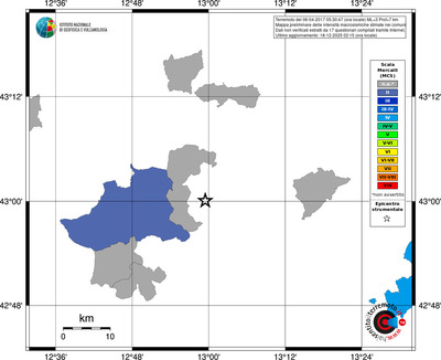 Mappa MCS - territori comuni