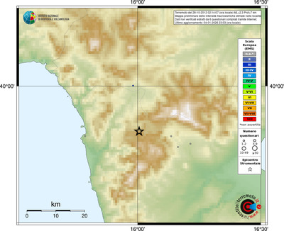 Mappa EMS - località