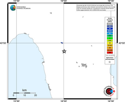 Mappa EMS - territori località