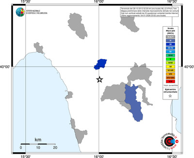 Mappa MCS - territori comuni