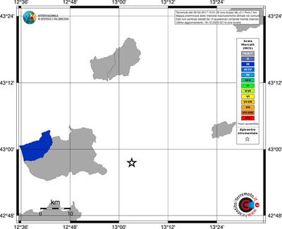 Mappa MCS - territori comuni