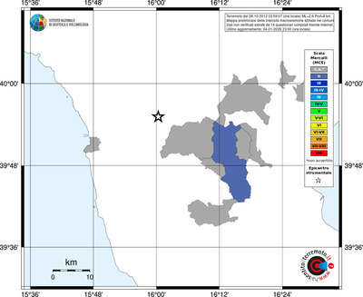 Mappa MCS - territori comuni
