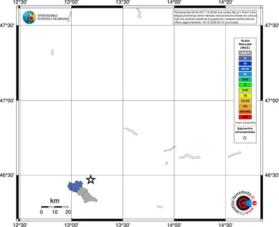 Mappa MCS - territori comuni