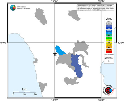 Mappa MCS - territori comuni