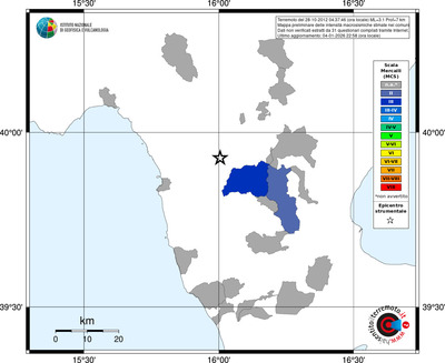 Mappa MCS - territori comuni