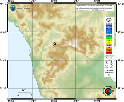 Mappa EMS - località