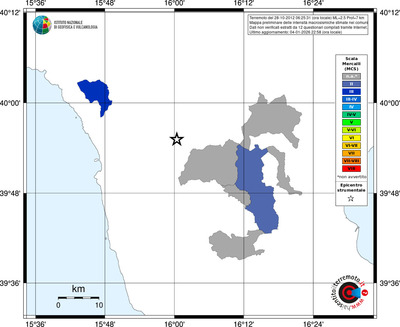 Mappa MCS - territori comuni