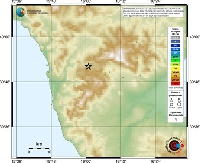 Mappa EMS - località