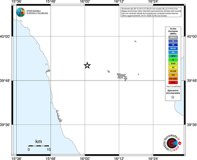 Mappa EMS - territori località