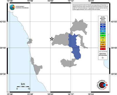 Mappa MCS - territori comuni