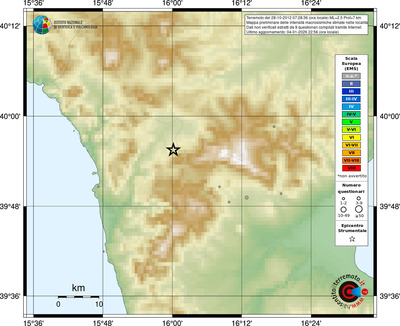 Mappa EMS - località