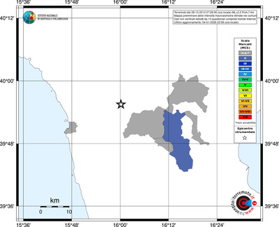 Mappa MCS - territori comuni