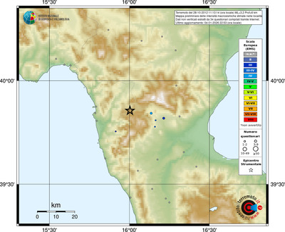 Mappa EMS - località