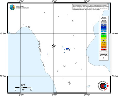 Mappa EMS - territori località